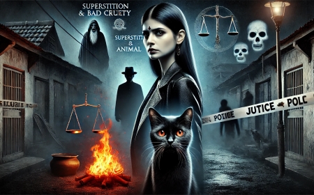 Horrific Act in India: Woman and Friends Burn Cat Over Bad Luck Belief