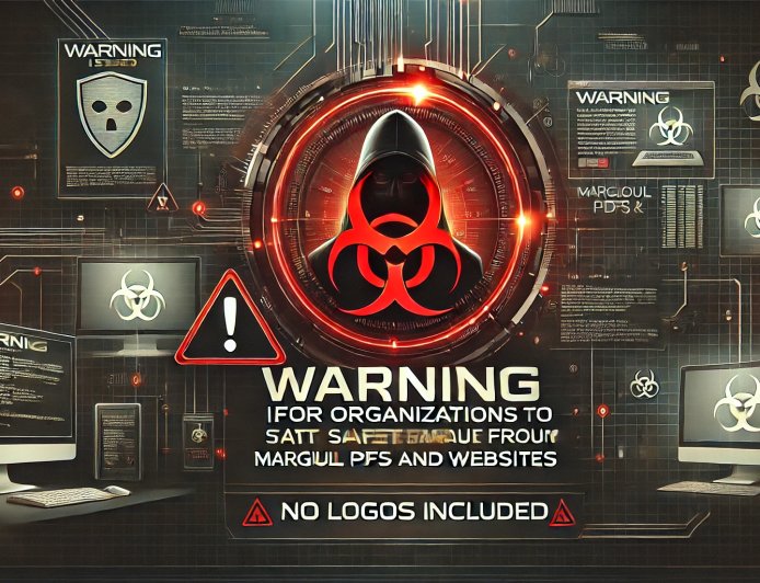 Warning issued for protection against fake websites and PDFs