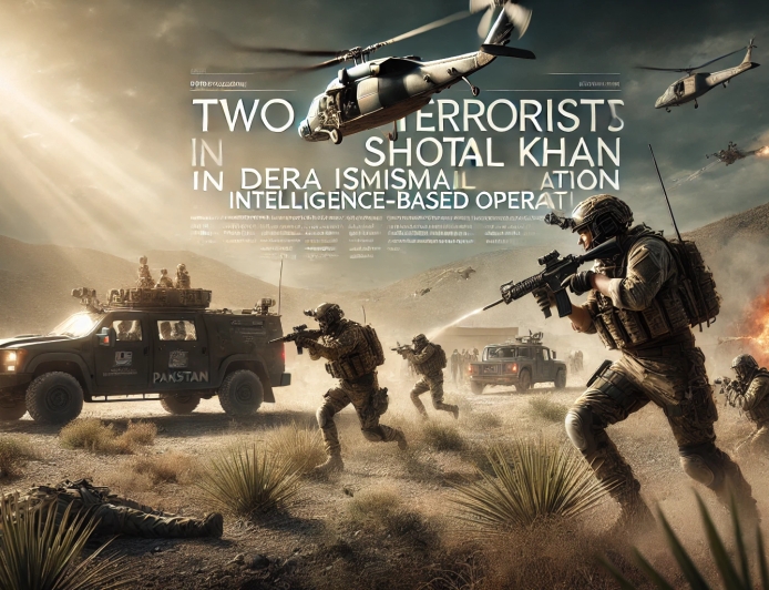 Two terrorists shot dead in Dera Ismail Khan intelligence-based operation